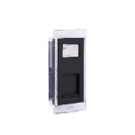 DS3 - Data faceplate RJ45, for RH1 Housing - Black finishing