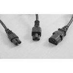 CCS7 Coiled Cordset Black
