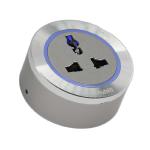 International Premium socket ITL3-L Titanium - Aluminium Rim - Blue Led