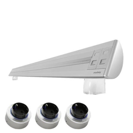 VSF MC Power Track 1800mm Titane + 3 sockets GS3 titanium free