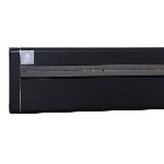 E-Genesis Power Track, 90 cm - Connection on left - Black Hairline finishing