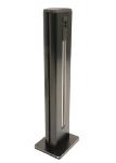 TT 1.0 - Two-sided electric column - Black - 4 x USB