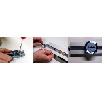 SFC3 - Power track 60 cm - connector on left side - Brushed aluminium